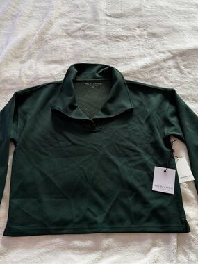 Recreation by Everlane Forest Green Quarter-Zip Pullover